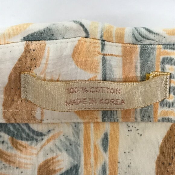 Campia Moda Casual Button Down Hawaiian Shirt Men's 2XL Tropical 100% Cotton - Picture 8 of 10